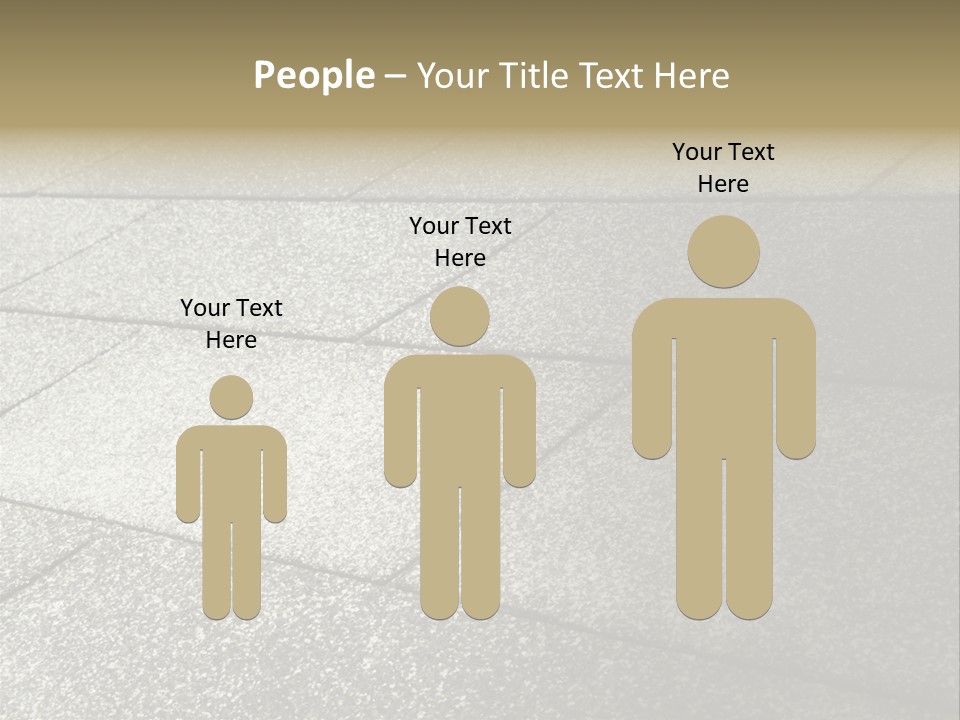 Dotted Similarity Roof Shingles PowerPoint Template