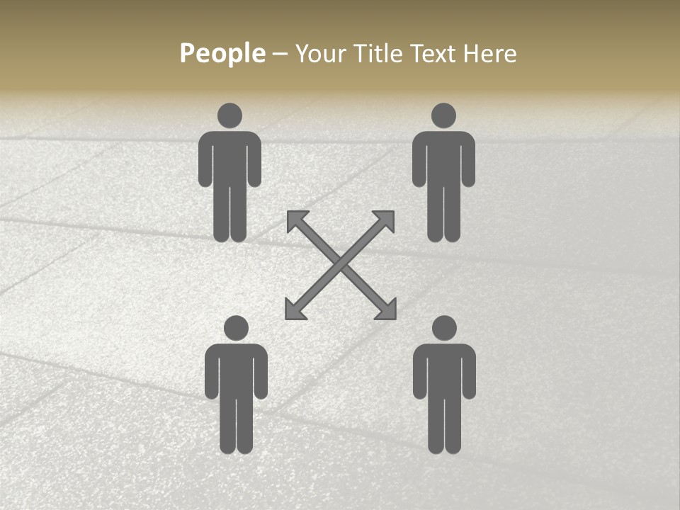 Dotted Similarity Roof Shingles PowerPoint Template