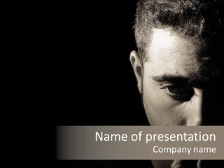 Thinking Dreaming Sly PowerPoint Template