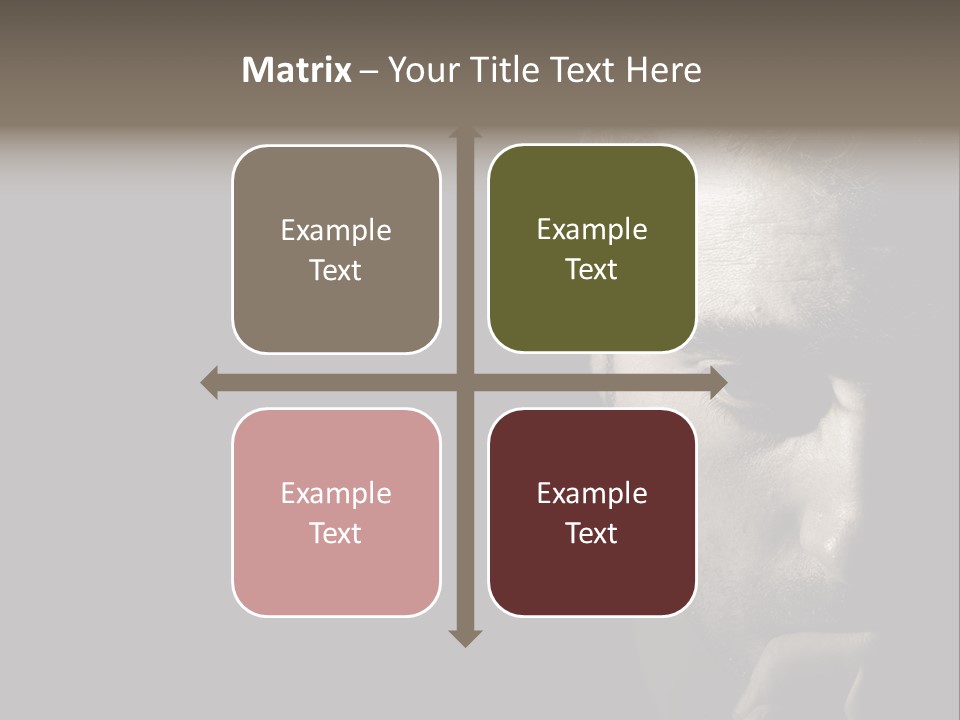 Thinking Dreaming Sly PowerPoint Template