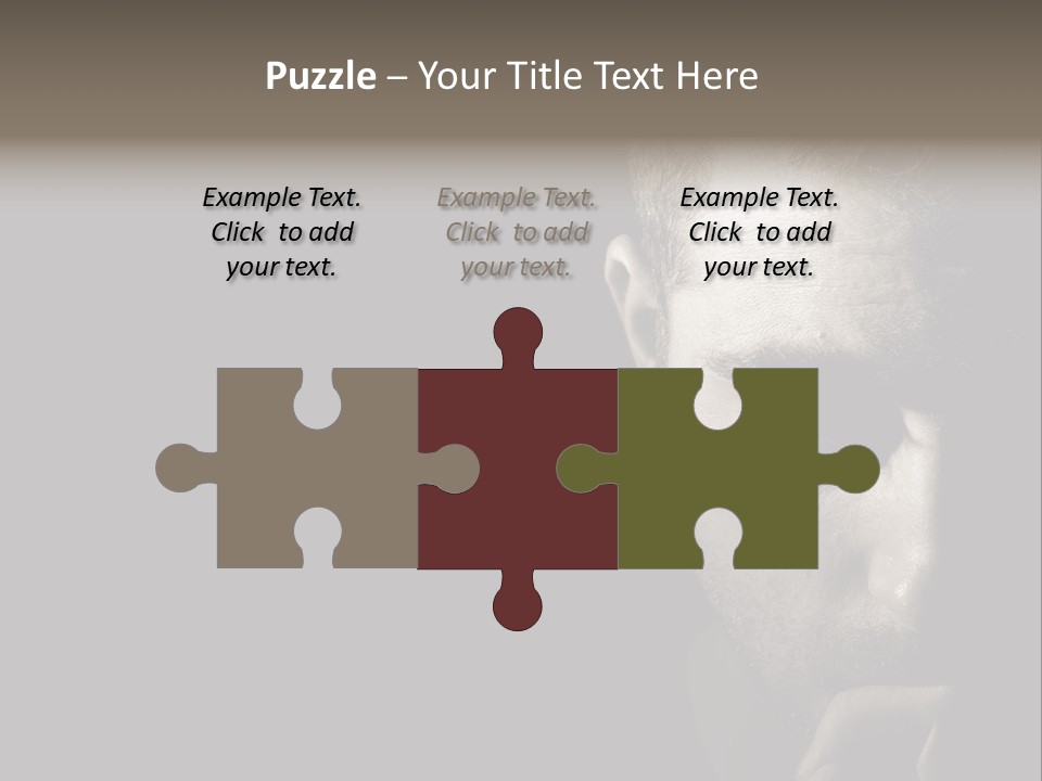 Thinking Dreaming Sly PowerPoint Template