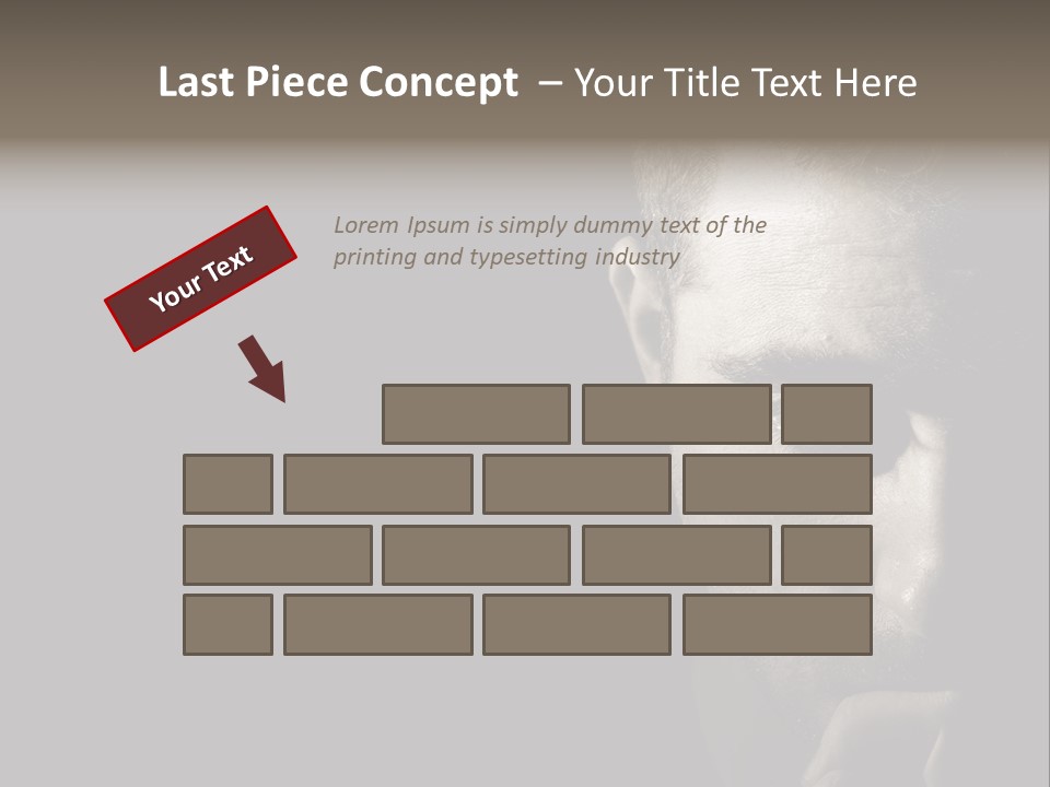 Thinking Dreaming Sly PowerPoint Template