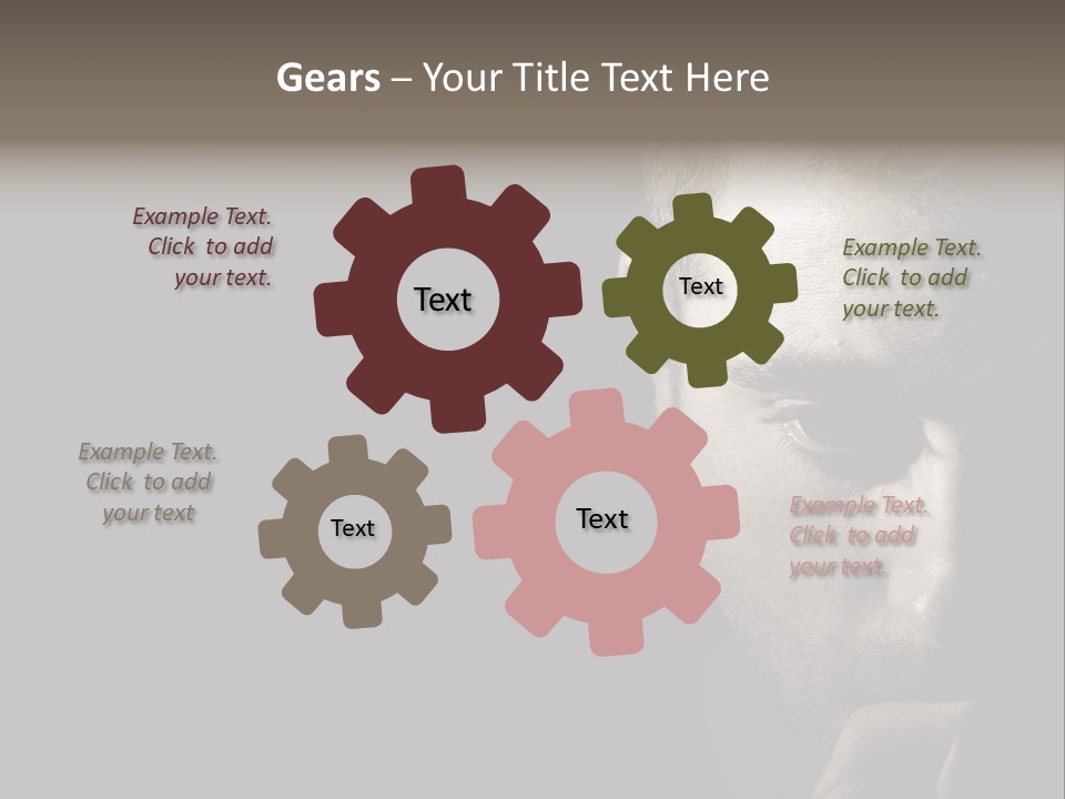 Thinking Dreaming Sly PowerPoint Template