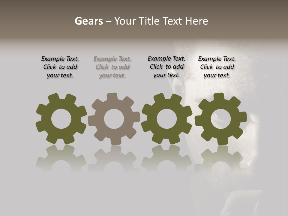 Thinking Dreaming Sly PowerPoint Template