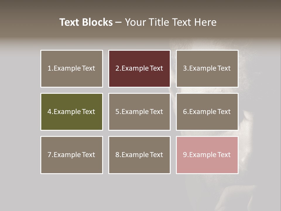 Thinking Dreaming Sly PowerPoint Template