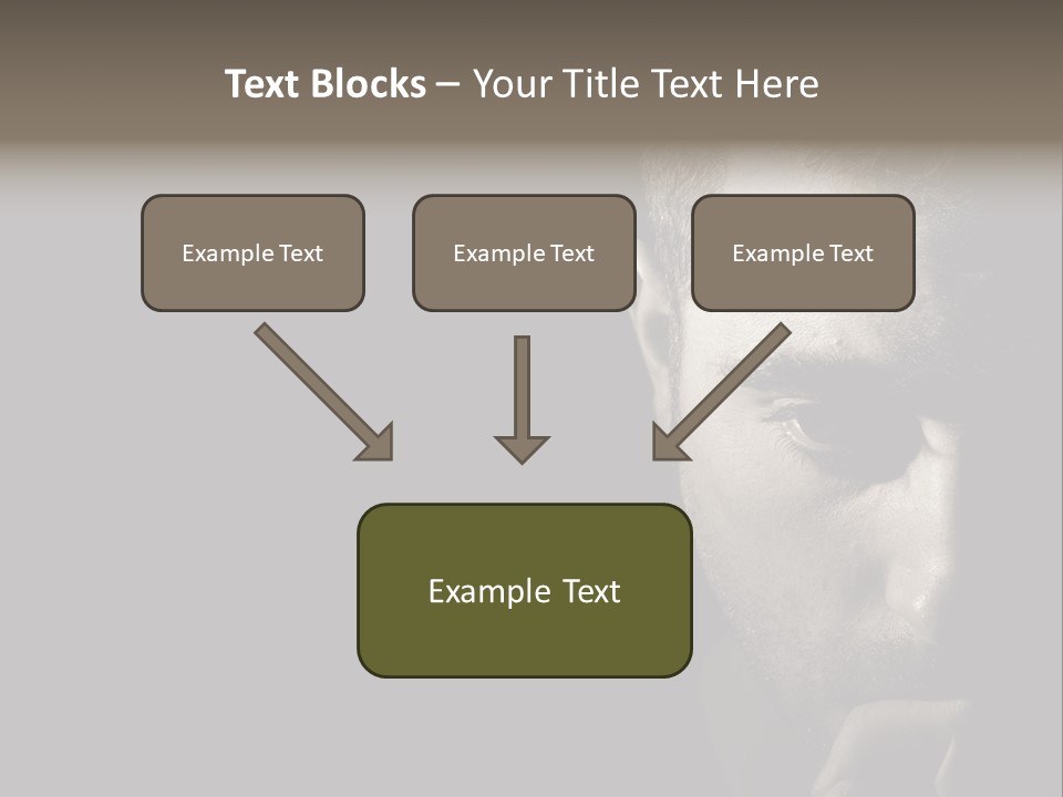 Thinking Dreaming Sly PowerPoint Template