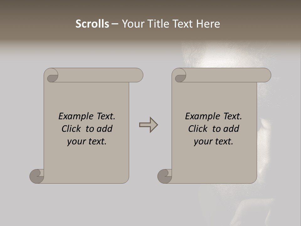 Thinking Dreaming Sly PowerPoint Template