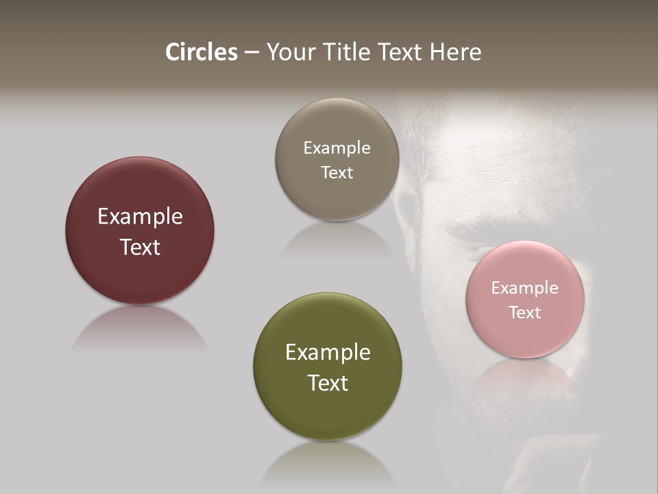 Thinking Dreaming Sly PowerPoint Template