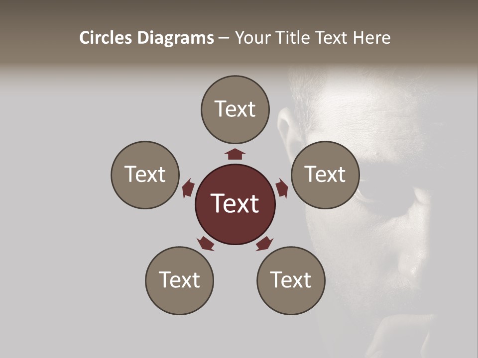 Thinking Dreaming Sly PowerPoint Template