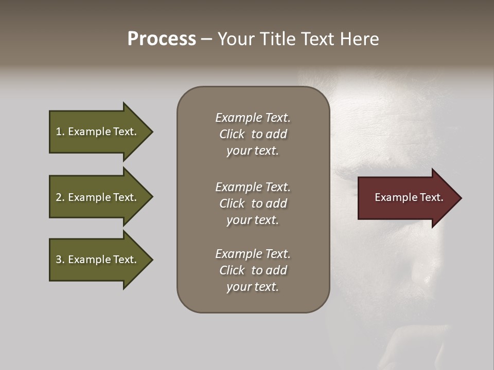 Thinking Dreaming Sly PowerPoint Template