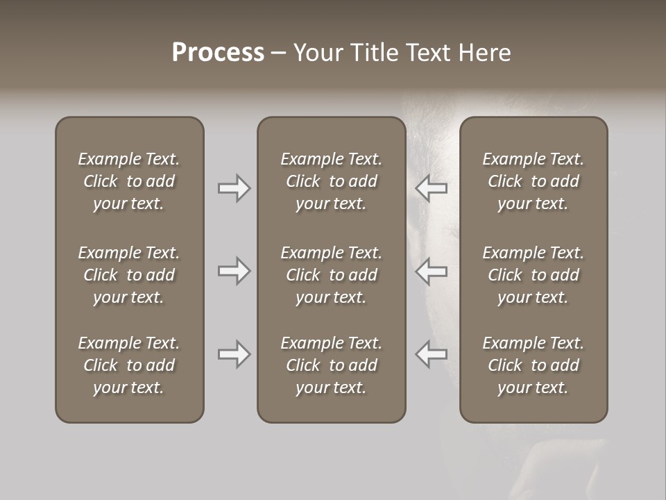 Thinking Dreaming Sly PowerPoint Template