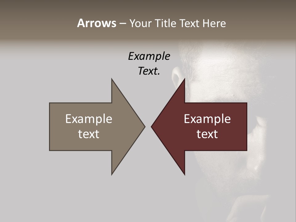 Thinking Dreaming Sly PowerPoint Template