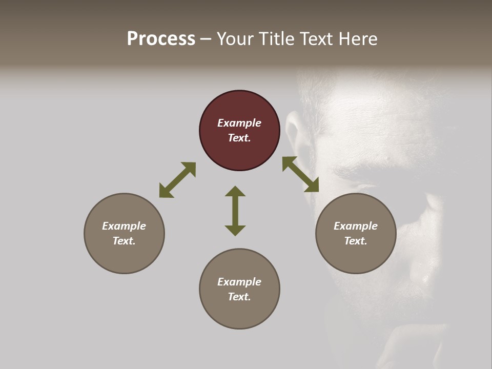Thinking Dreaming Sly PowerPoint Template