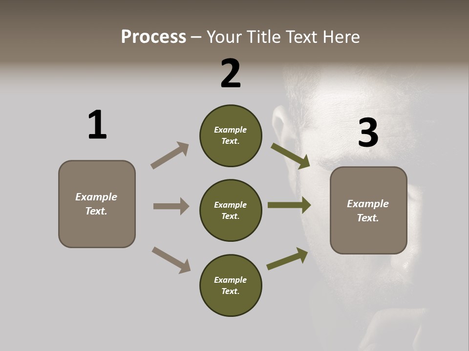 Thinking Dreaming Sly PowerPoint Template