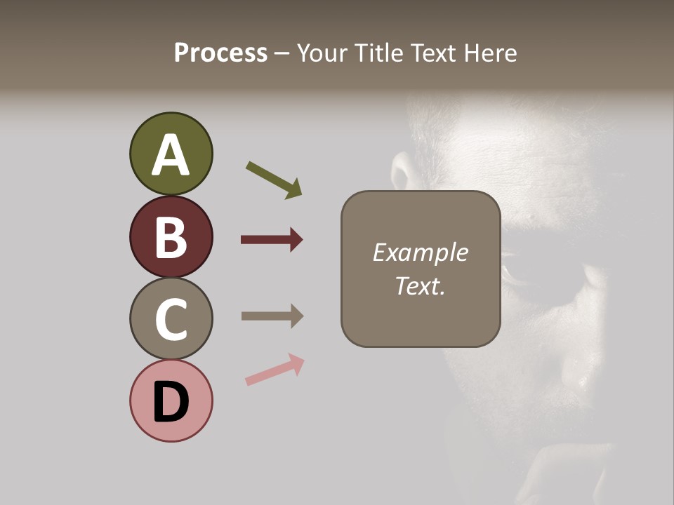 Thinking Dreaming Sly PowerPoint Template