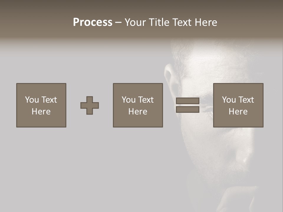 Thinking Dreaming Sly PowerPoint Template