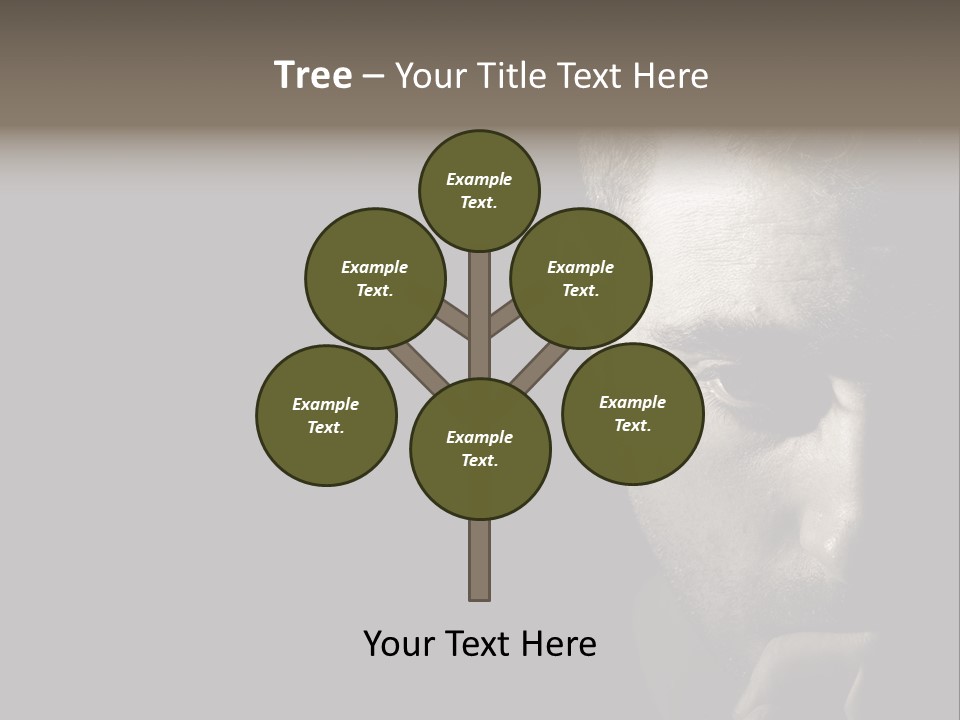 Thinking Dreaming Sly PowerPoint Template