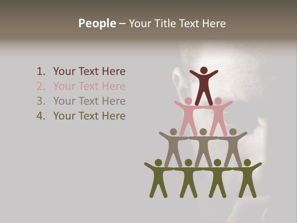 Thinking Dreaming Sly PowerPoint Template