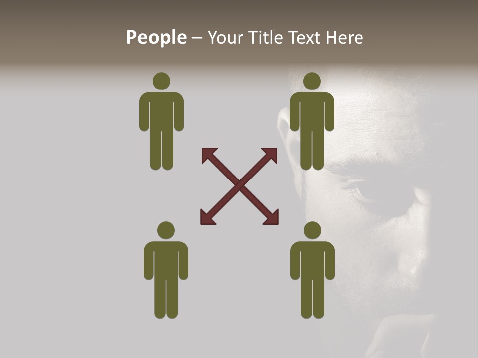 Thinking Dreaming Sly PowerPoint Template