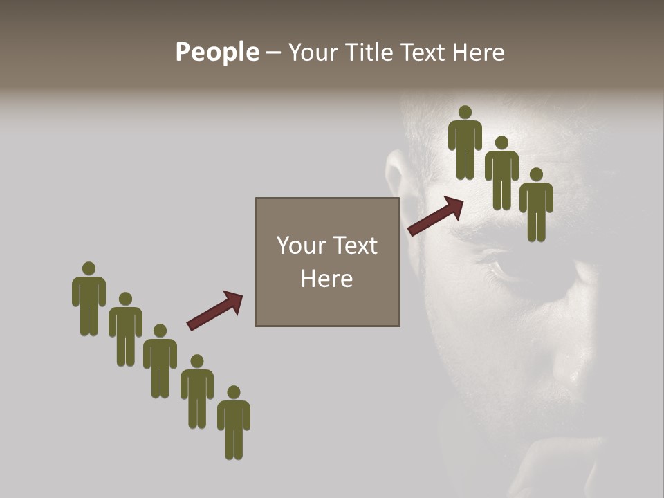 Thinking Dreaming Sly PowerPoint Template