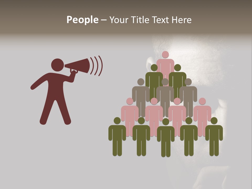 Thinking Dreaming Sly PowerPoint Template