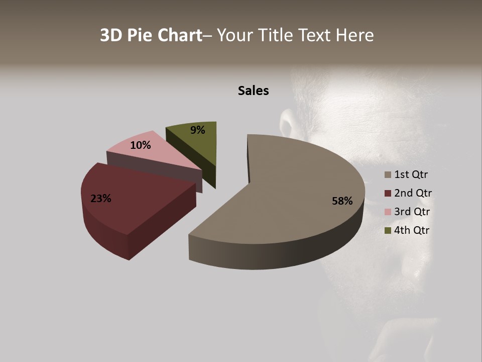 Thinking Dreaming Sly PowerPoint Template