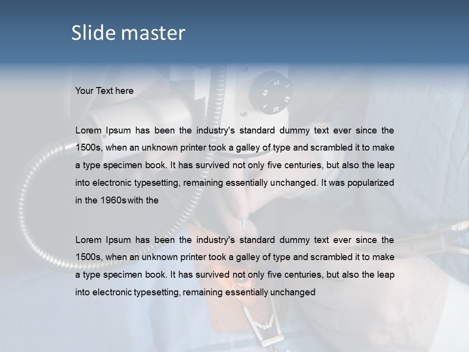 Worker Surgery Team PowerPoint Template