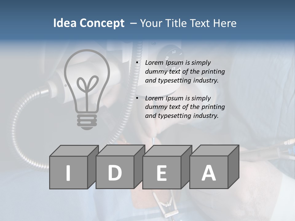 Worker Surgery Team PowerPoint Template