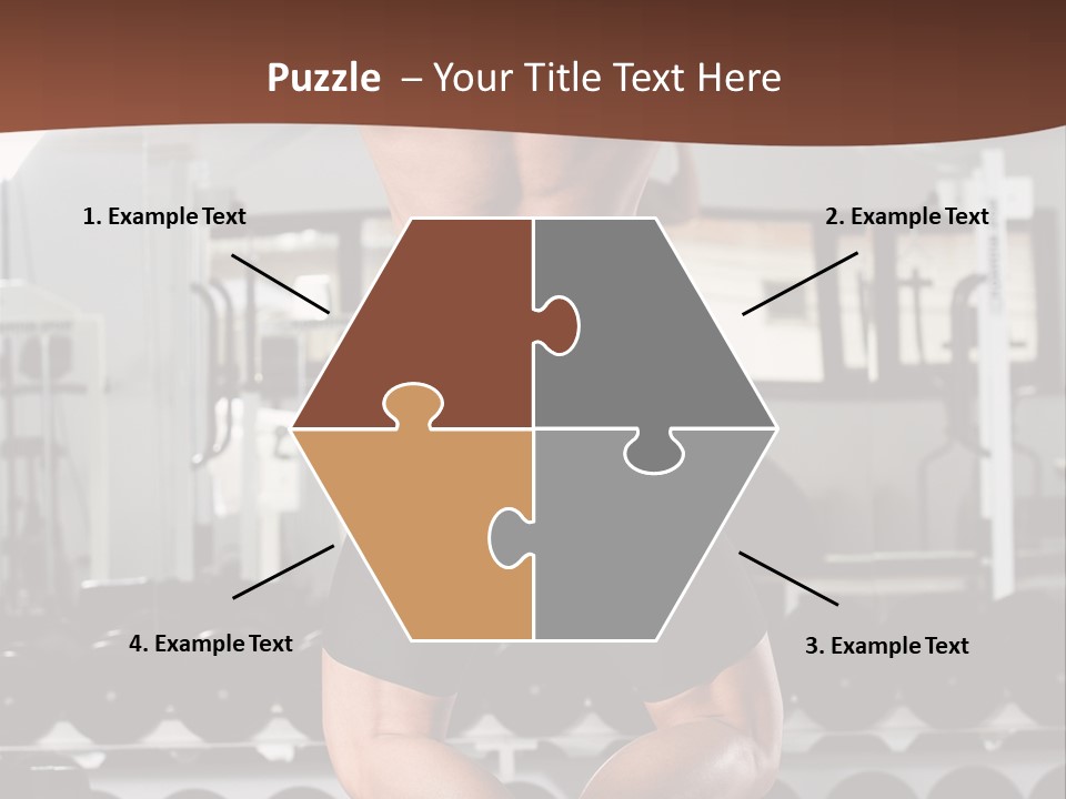 Bodybuilding Weightlifter Sport PowerPoint Template