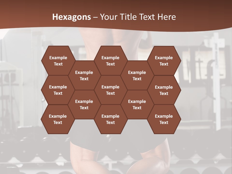 Bodybuilding Weightlifter Sport PowerPoint Template