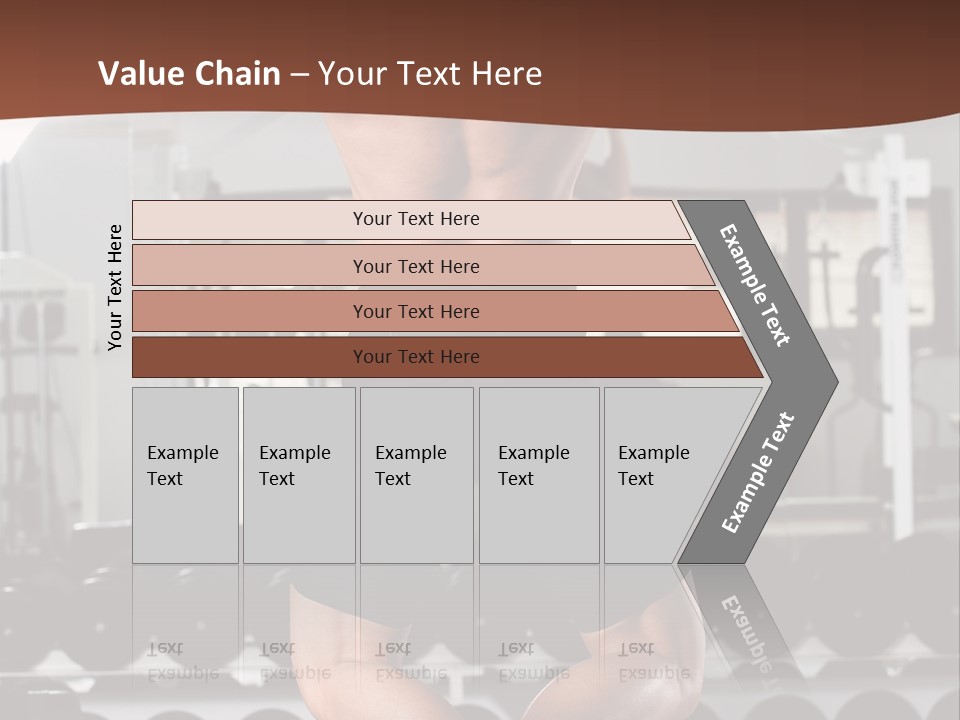 Bodybuilding Weightlifter Sport PowerPoint Template