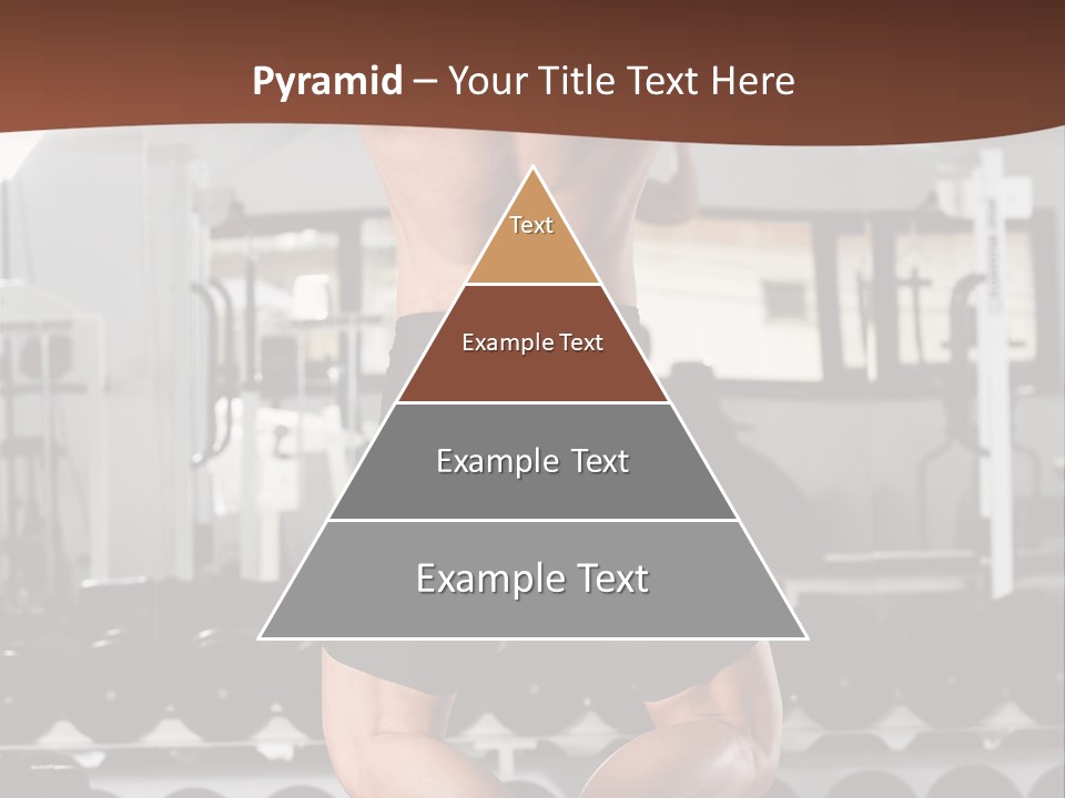 Bodybuilding Weightlifter Sport PowerPoint Template