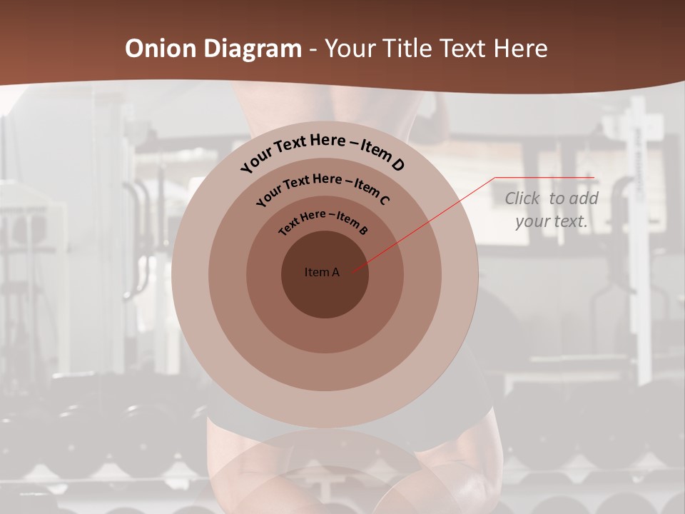 Bodybuilding Weightlifter Sport PowerPoint Template