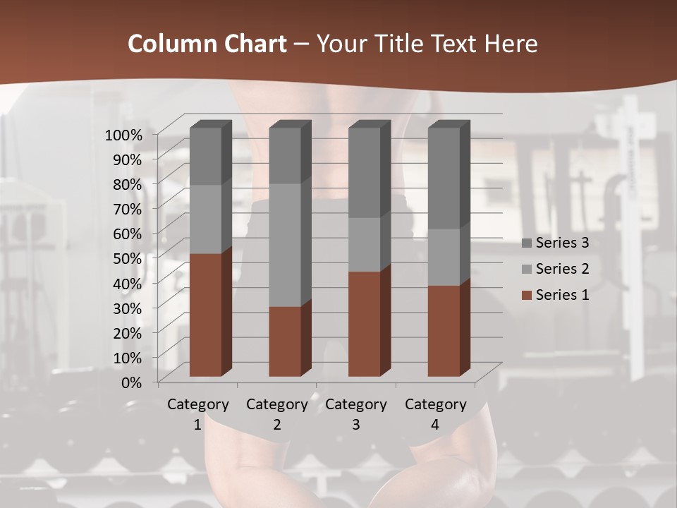 Bodybuilding Weightlifter Sport PowerPoint Template