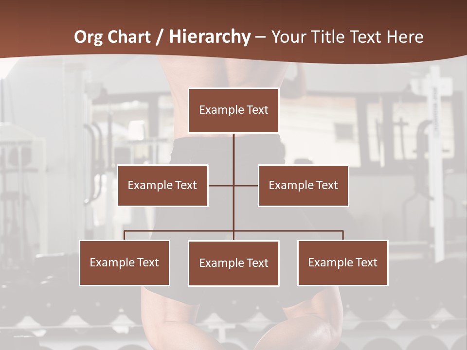 Bodybuilding Weightlifter Sport PowerPoint Template