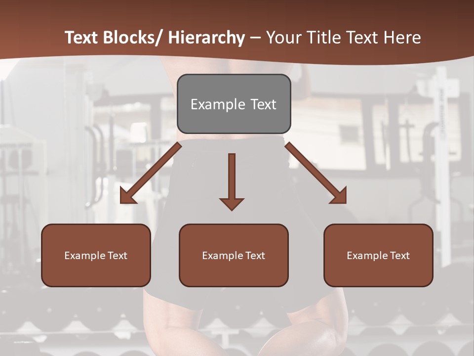 Bodybuilding Weightlifter Sport PowerPoint Template