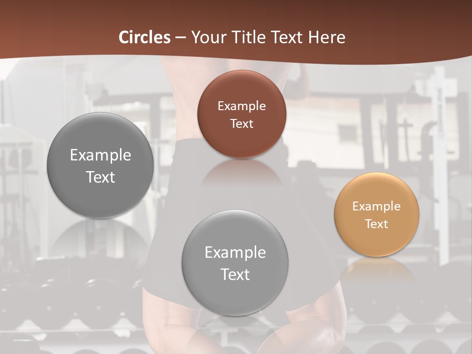 Bodybuilding Weightlifter Sport PowerPoint Template