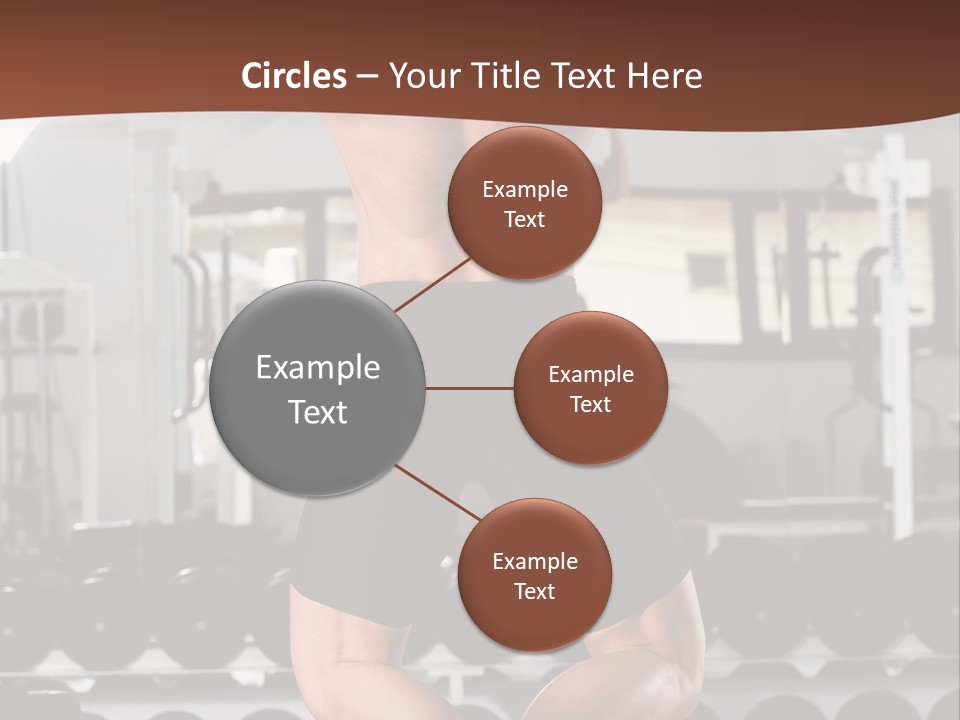 Bodybuilding Weightlifter Sport PowerPoint Template