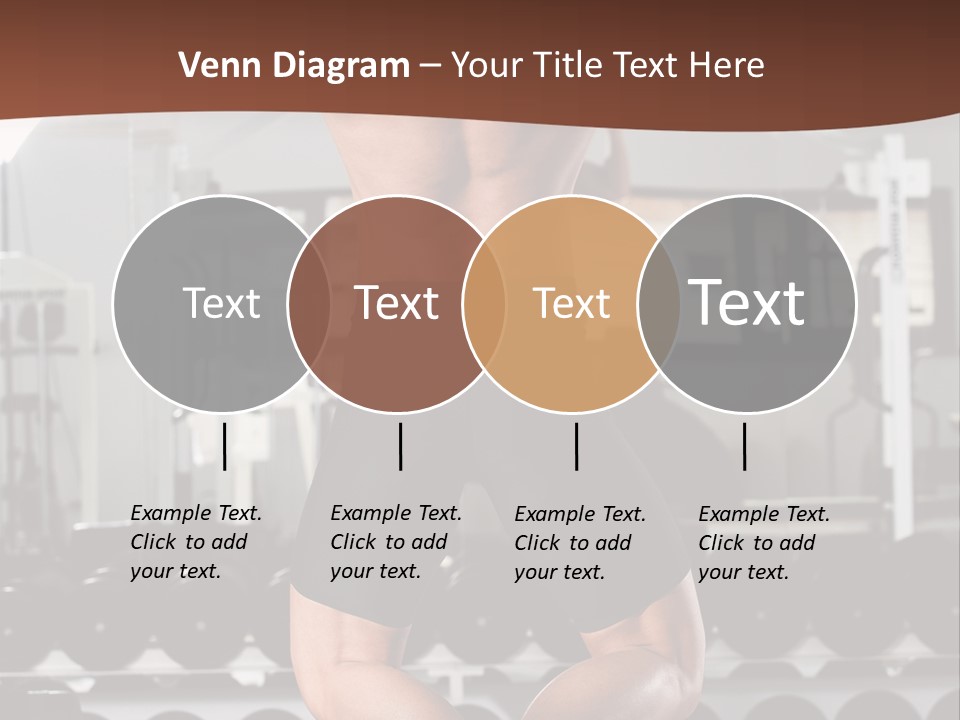 Bodybuilding Weightlifter Sport PowerPoint Template