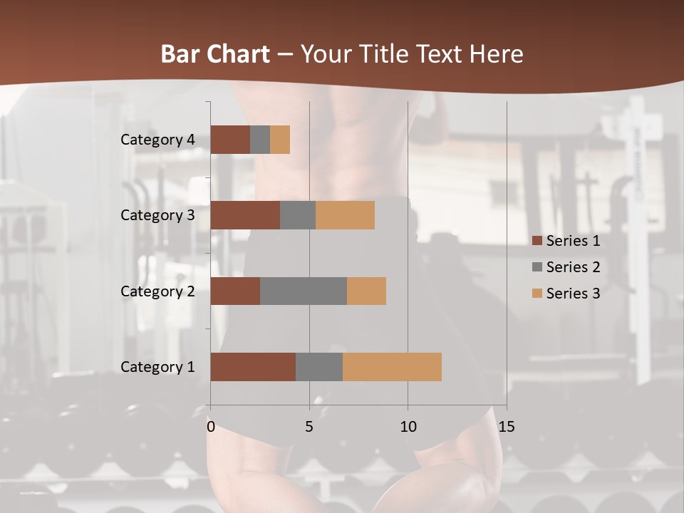 Bodybuilding Weightlifter Sport PowerPoint Template
