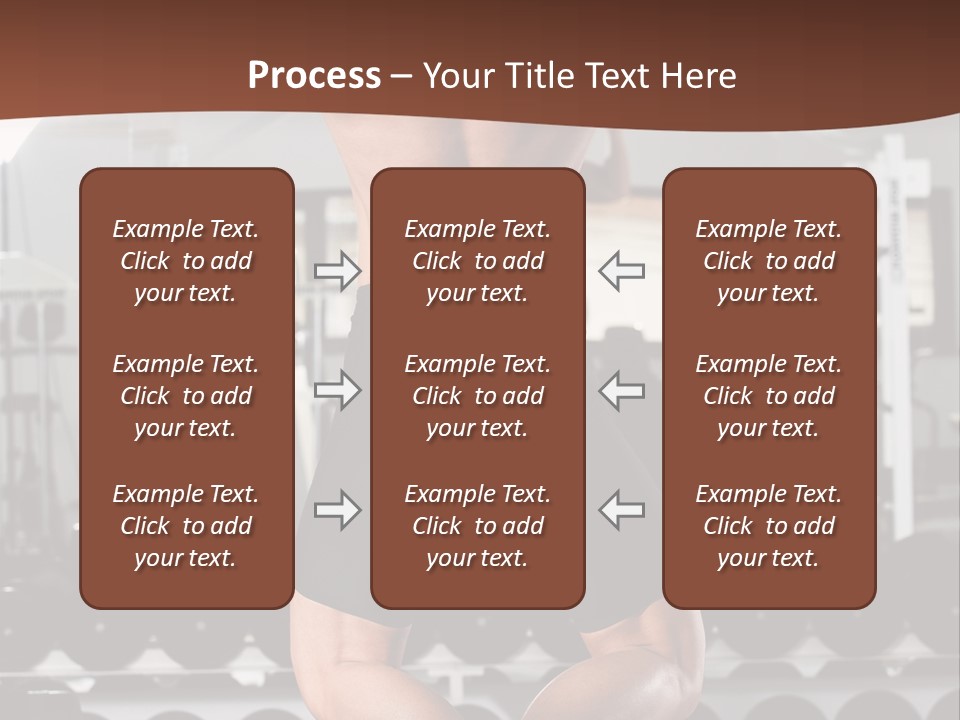 Bodybuilding Weightlifter Sport PowerPoint Template