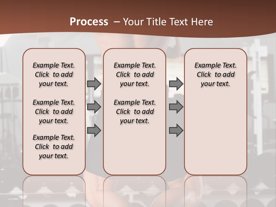 Bodybuilding Weightlifter Sport PowerPoint Template