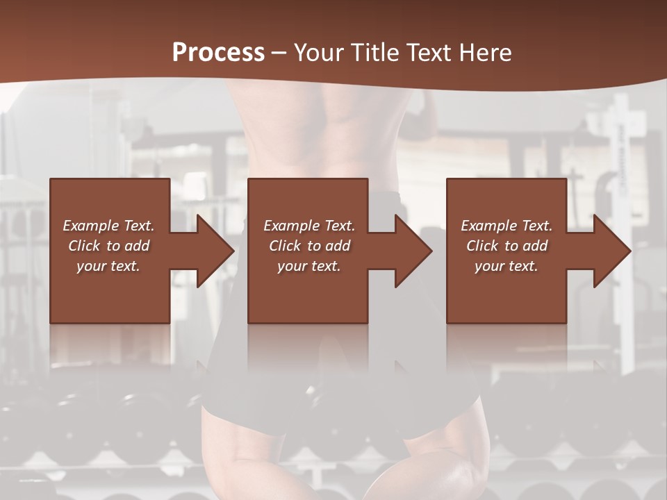 Bodybuilding Weightlifter Sport PowerPoint Template