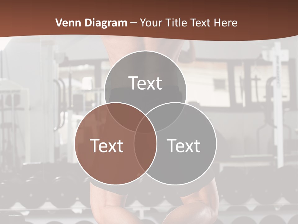 Bodybuilding Weightlifter Sport PowerPoint Template