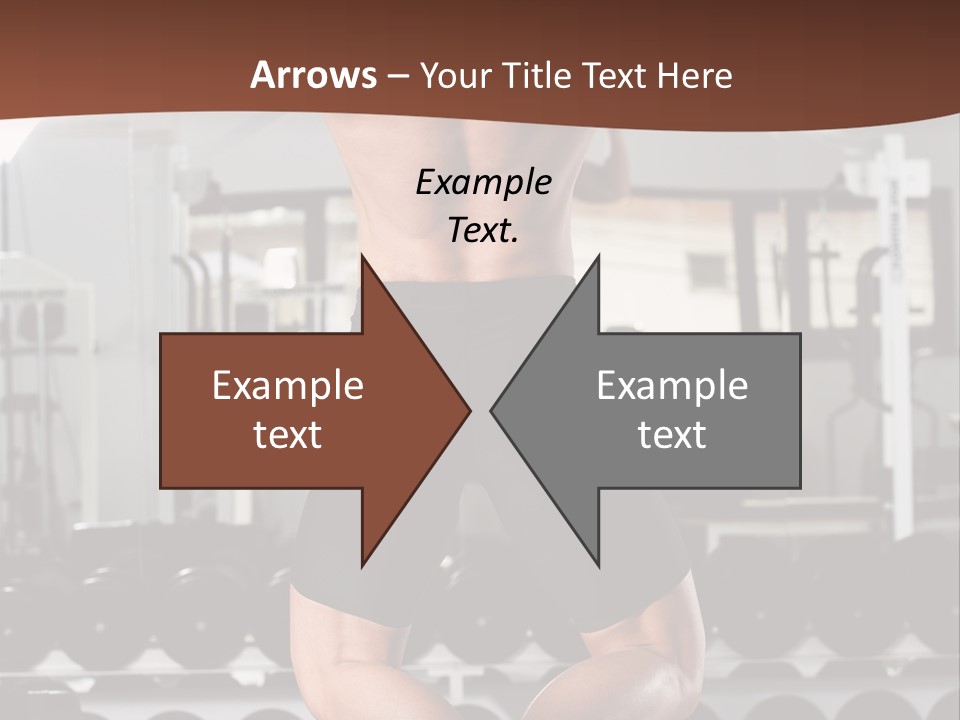 Bodybuilding Weightlifter Sport PowerPoint Template