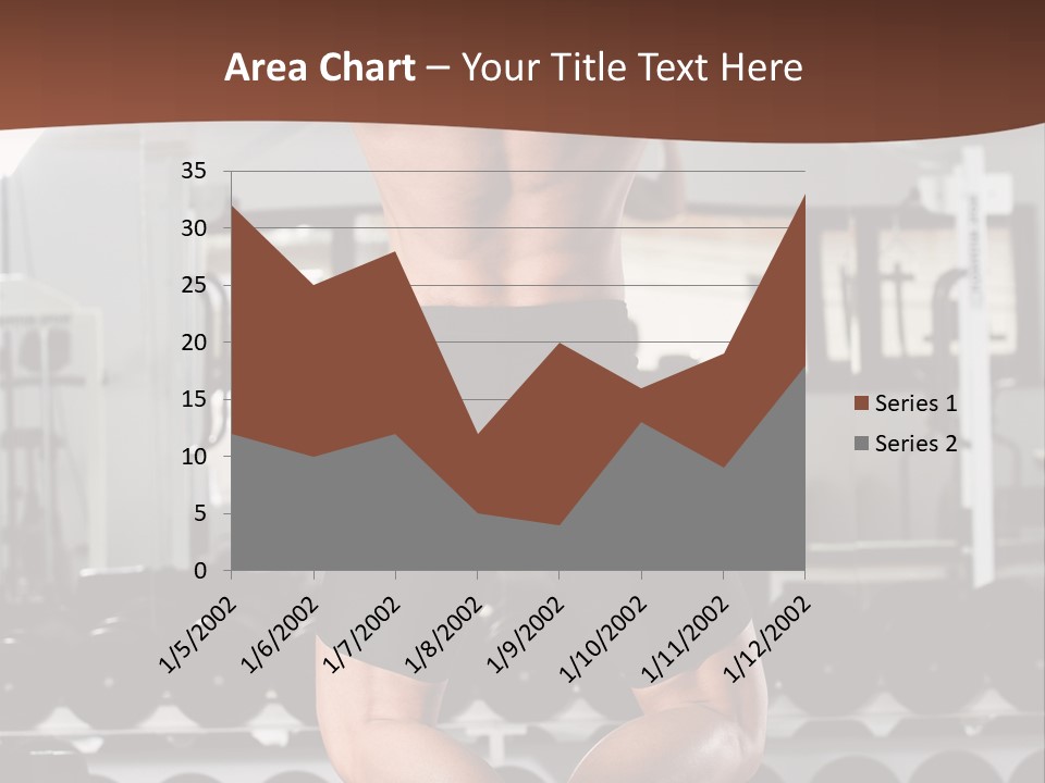 Bodybuilding Weightlifter Sport PowerPoint Template