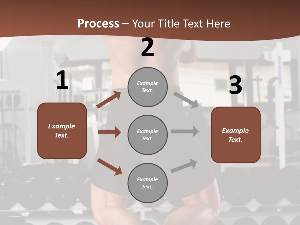Bodybuilding Weightlifter Sport PowerPoint Template