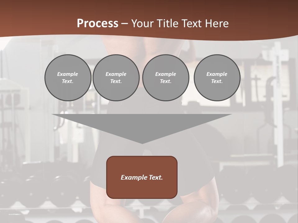 Bodybuilding Weightlifter Sport PowerPoint Template