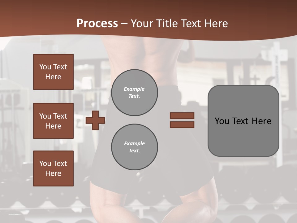 Bodybuilding Weightlifter Sport PowerPoint Template