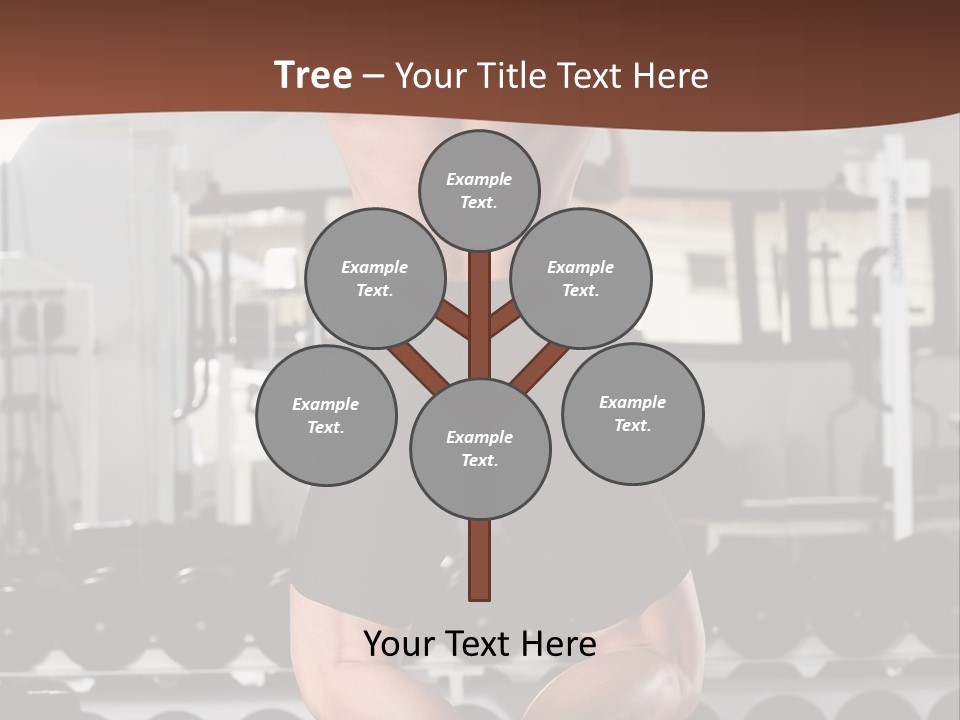 Bodybuilding Weightlifter Sport PowerPoint Template